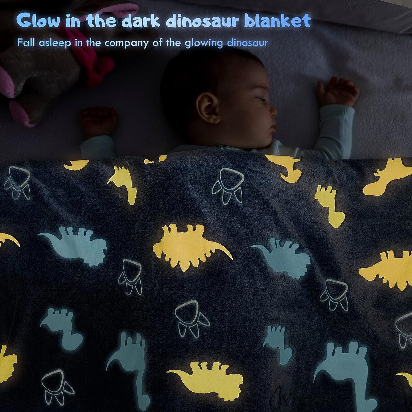 Glow In The Dark Kids Throw Blanket