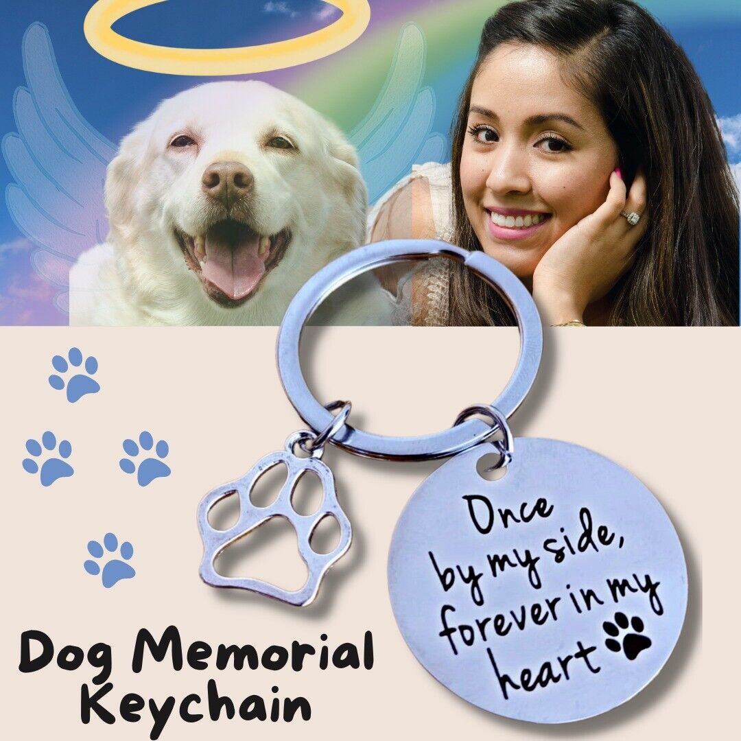 Loss Of Pet Memorial Keychain