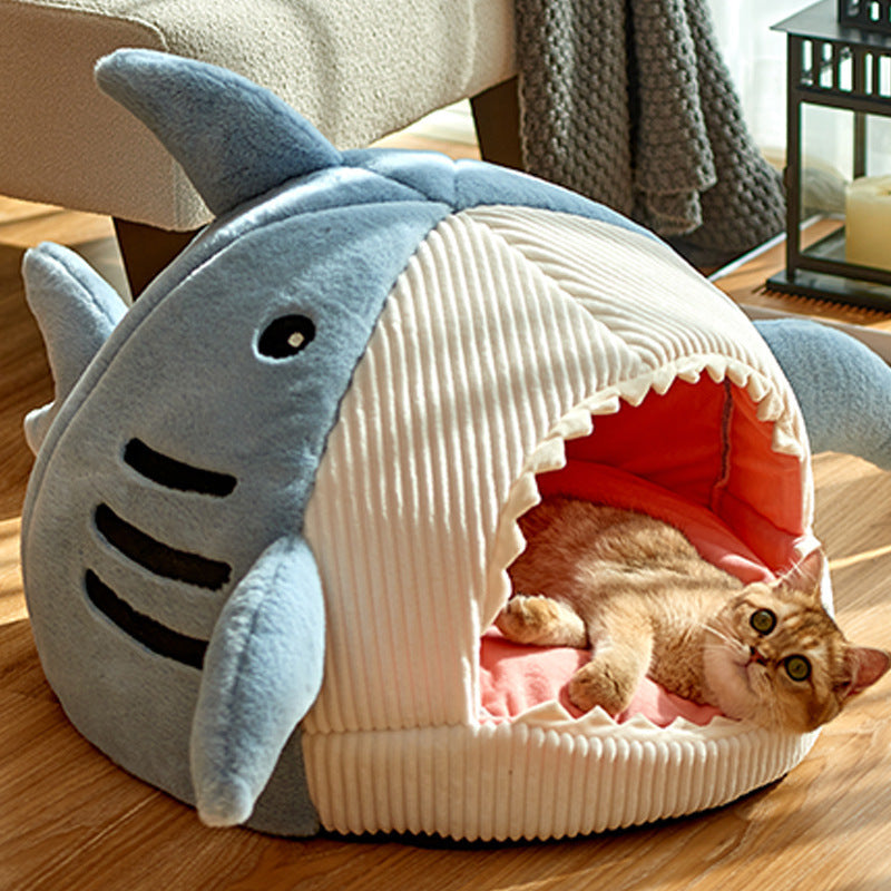 Internet Celebrity Shark Cat Dog House