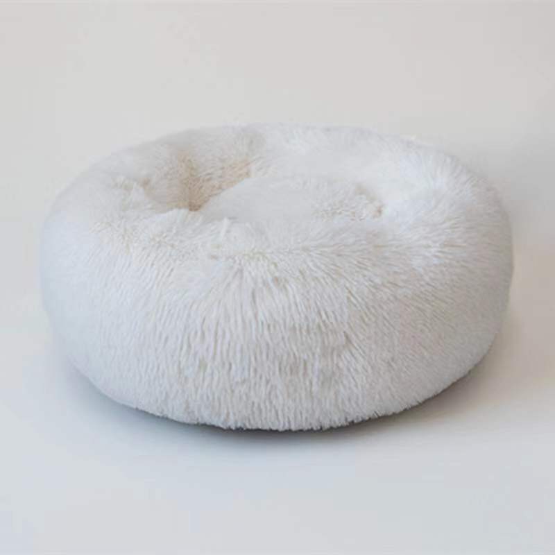 Round Plush PP Cotton Pet Bed