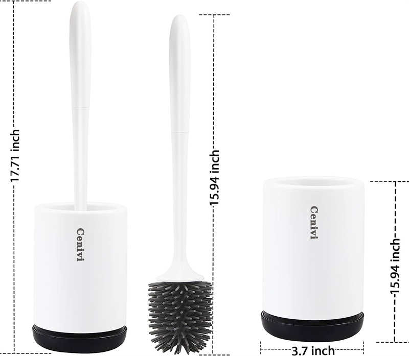 Simple Toilet Cleaning Brush Set