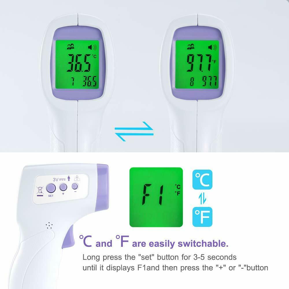 Baby Forehead Temperature Gun Infrared Thermometer