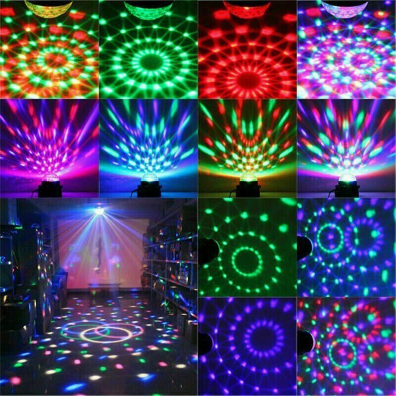 Remote Party Strobe Lights LED DJ Ball Sound & Dance Lamp