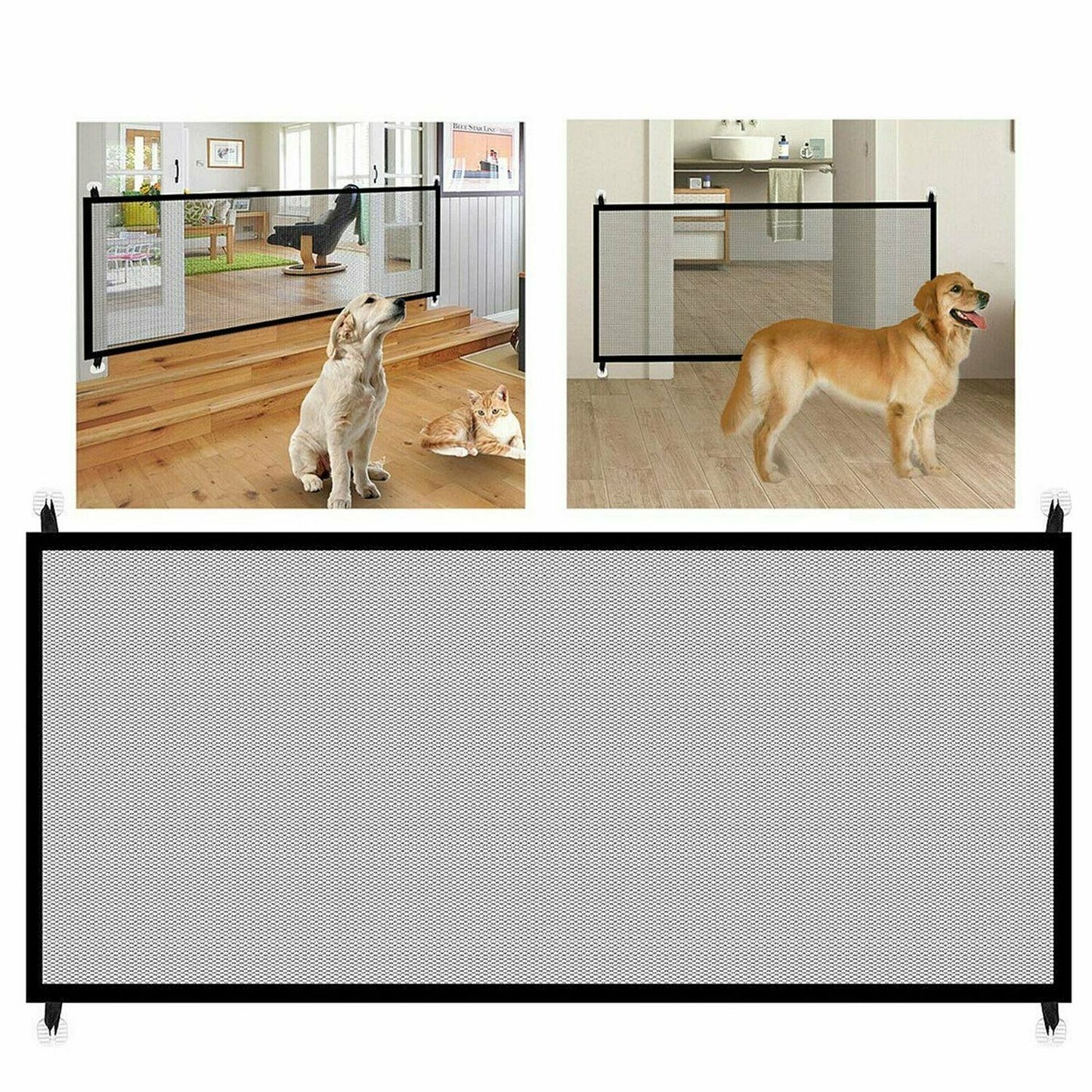 Mesh Pet Fence Safety Gate