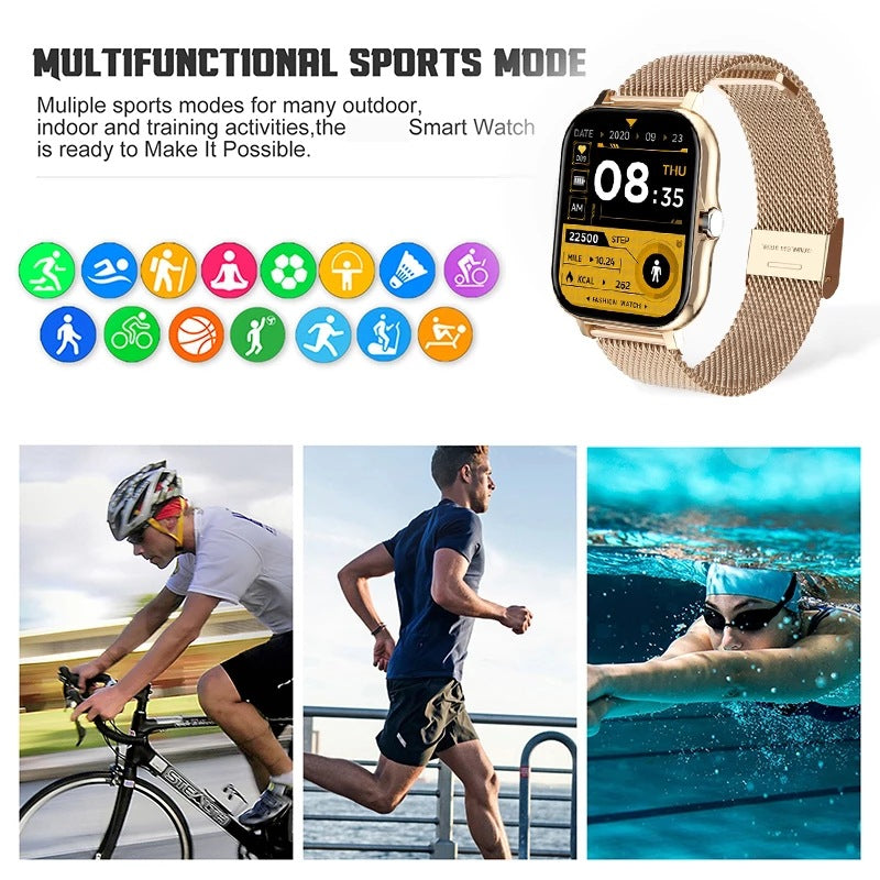 Bluetooth Multi Function Health Monitoring Y13 Smart Watch