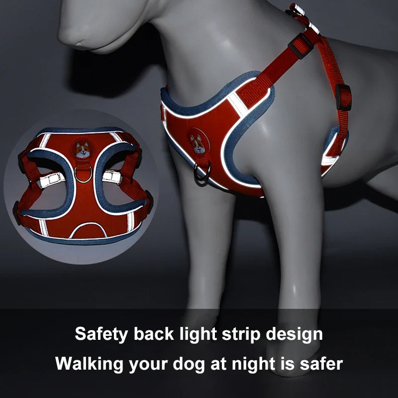 Reflective No Pull Dog Harness Vest