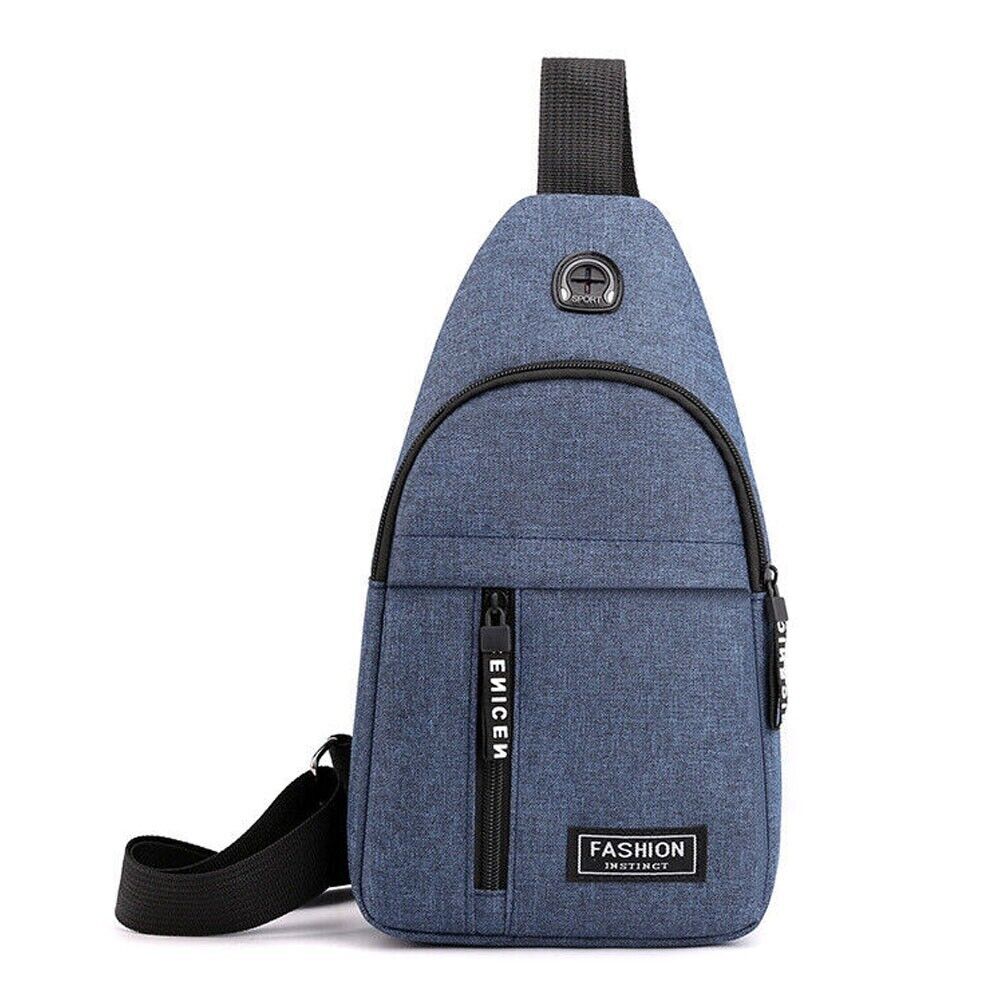 Crossbody Shoulder Chest Nylon Sling Bag Backpack