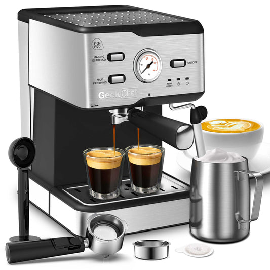 Espresso 20 Bar Pressure Cappuccino Latte Maker ESE POD