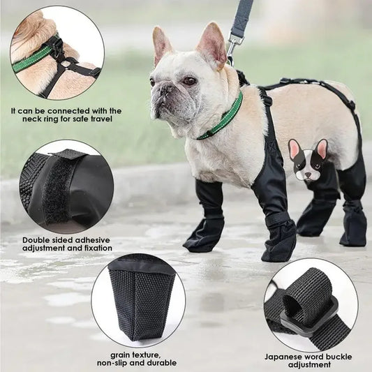 Waterproof Adjustable Dog Boots Paw Protector