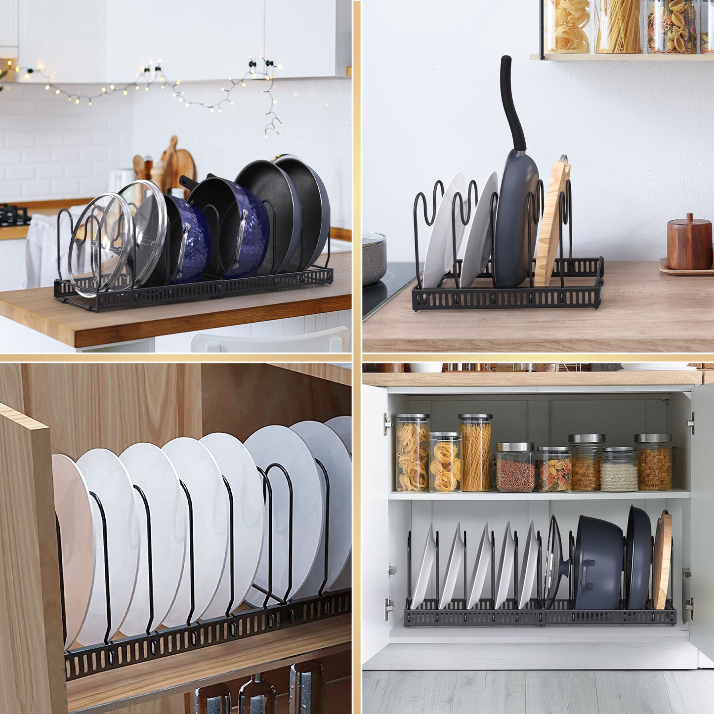 Expandable Pans Organiser Rack Divider