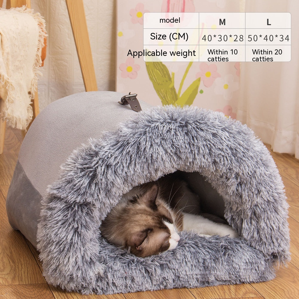 Portable Winter Warm Pet Nest For Dogs & Cats